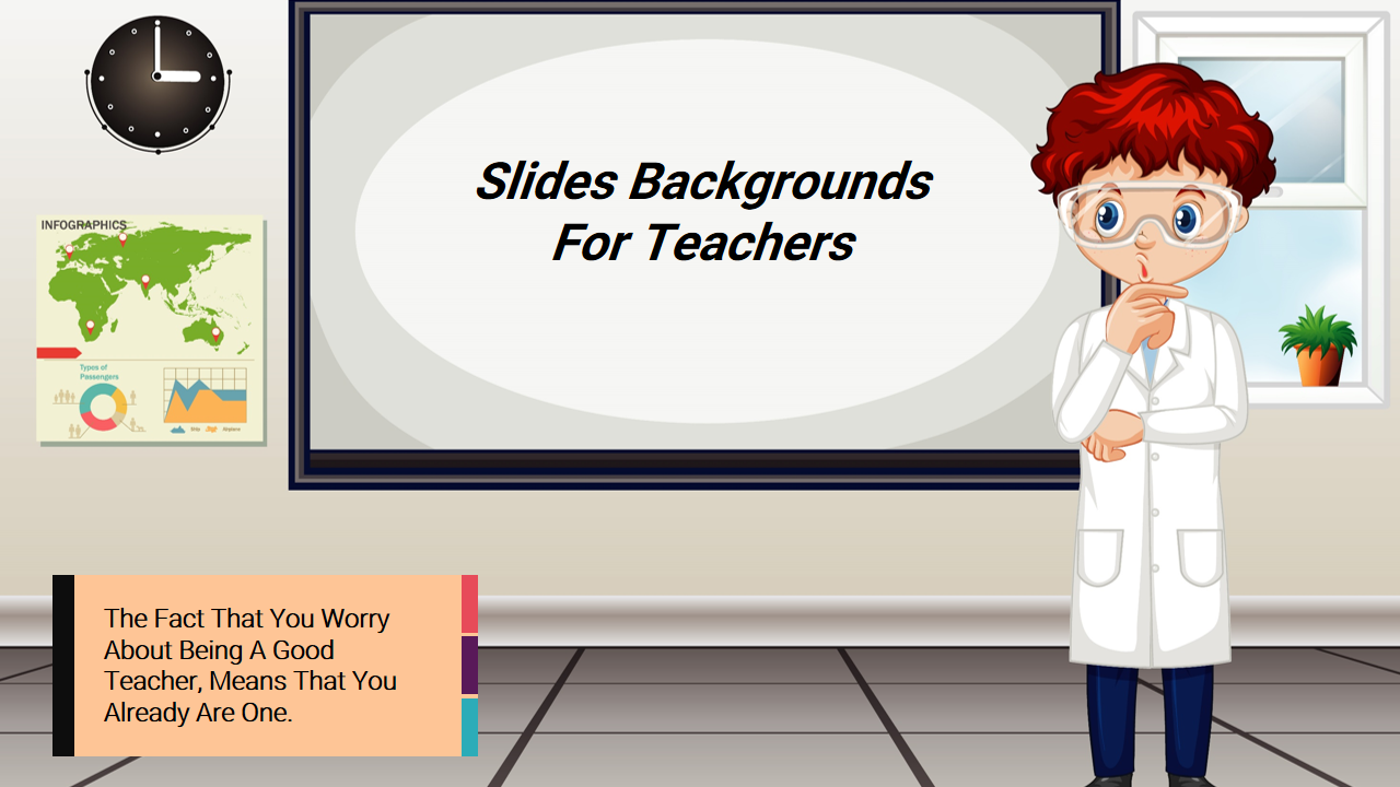 Free - Google Slides Backgrounds and PPT Template for Teachers
